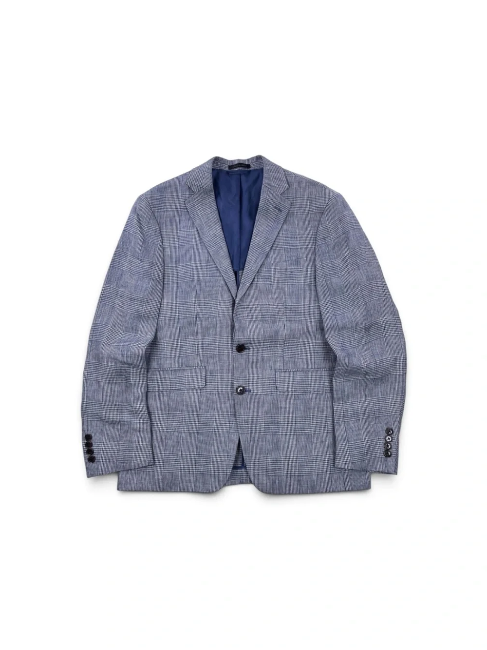 Lauren Classic Blue Glen Plaid Blazer